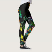 Leggings Motif Abstrait coloré moderne (Droite)