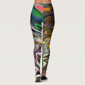 Leggings Motif abstrait cool (Dos)