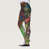Leggings Motif abstrait cool (Gauche)