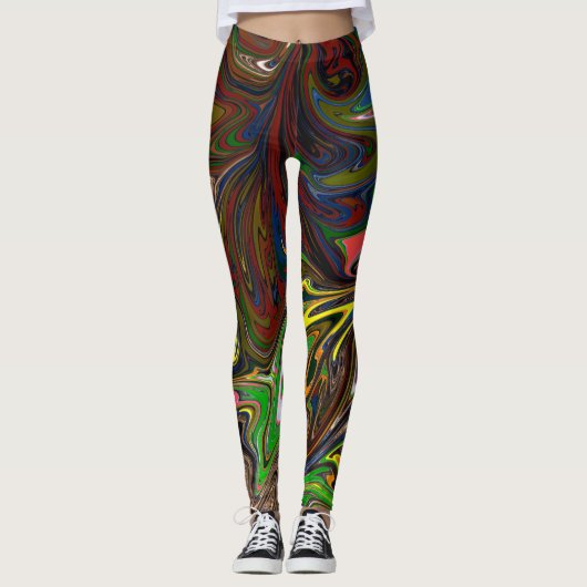 Leggings Motif abstrait cool (Devant)