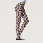 Leggings Motif Abstrait Dahlia (Droite)