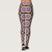 Leggings Motif Abstrait Dahlia (Dos)