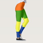 Leggings Motif abstrait de couleur et de géométrie (Droite)