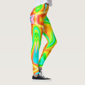 Leggings Motif Abstrait de couleur vive (Droite)