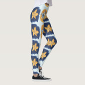 Leggings Motif abstrait de fleurs (Droite)