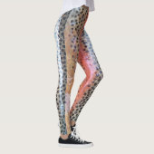 Leggings Motif Abstrait de la peau de truite arc-en-ciel (Droite)