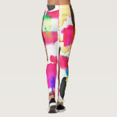 Leggings Motif Abstrait dynamique dans l'art (Dos)