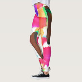 Leggings Motif Abstrait dynamique dans l'art (Gauche)