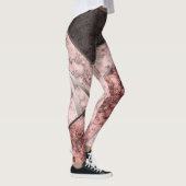 Leggings Motif abstrait en marbre (Droite)