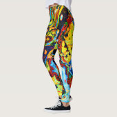 Leggings Motif Abstrait exceptionnel (Gauche)