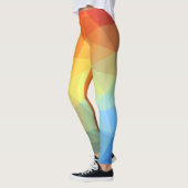 Leggings Motif Abstrait lumineux couleur prisme (Gauche)
