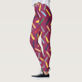 Leggings Motif Abstrait moderne (Gauche)