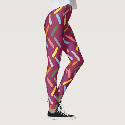 Leggings Motif Abstrait moderne (Droite)