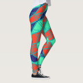 Leggings Motif abstrait multicolore "Ratti_Creative_Arts" (Droite)