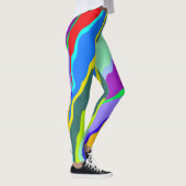 Leggings Motif abstrait multicolore "Ratti_Creative_Arts" (Droite)