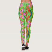 Leggings Motif abstrait multicolore "Ratti_Creative_Arts" (Dos)