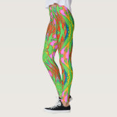 Leggings Motif abstrait multicolore "Ratti_Creative_Arts" (Gauche)