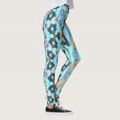 Leggings Motif abstrait multicolore "Ratti_Creative_Arts" (Droite)