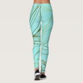 Leggings Motif abstrait mystique moderne (Dos)