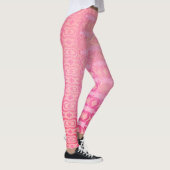 Leggings motif abstrait rose (Droite)