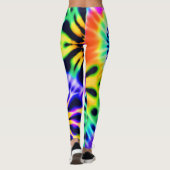 Leggings Motif Abstrait Tie Dye Adire (Dos)