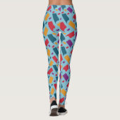 Leggings Motif Abstrait très coloré (Dos)