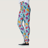 Leggings Motif Abstrait très coloré (Gauche)