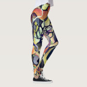 Leggings Motif abstrat moderne complexe et spectaculaire (Droite)