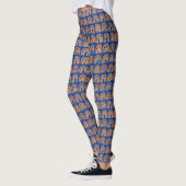 Leggings Motif Adulte bleu rose (Gauche)