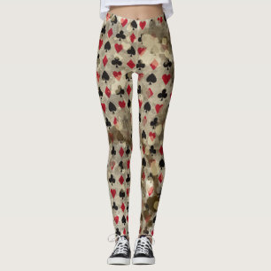 Leggings Motif affligé d'Alice du pays des merveilles