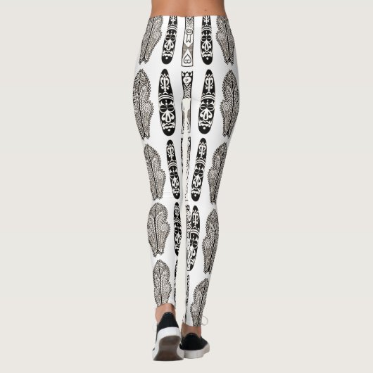 Leggings motif africain (Dos)