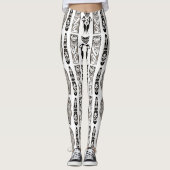 Leggings motif africain (Devant)