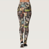 Leggings Motif africain d'animaux (Dos)