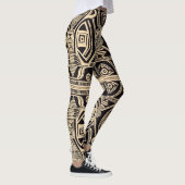 Leggings Motif africain en tissu de boue (Droite)