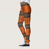 Leggings Motif africain ethnique avec des symboles (Gauche)