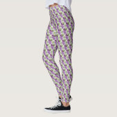 Leggings Motif Allium Flowers (Gauche)