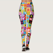 Leggings Motif Alphabet Jumble (Dos)