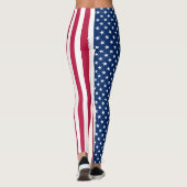 Leggings Motif américain du drapeau (Dos)