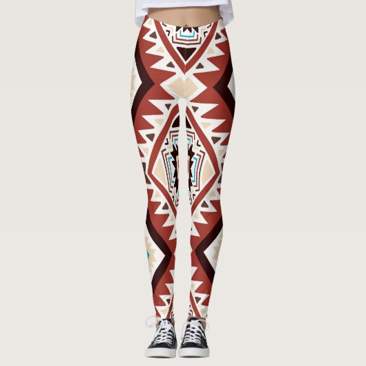 Leggings Motif amérindien (Devant)