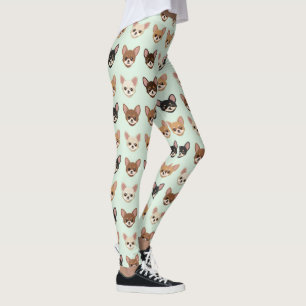 Leggings Motif Amoureux de Chien Chihuahua Mignon