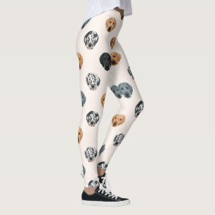 Leggings Motif Amoureux de Grand Danois Chien Mignon