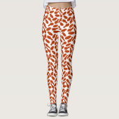 Leggings Motif amusant des ailes de poulet de Buffalo (Devant)