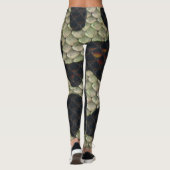Leggings Motif animal chic de peau de serpent (Dos)