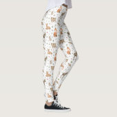 Leggings Motif animal de bois mou (Droite)