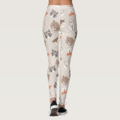 Leggings Motif animal de bois mou (Dos)