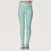 Leggings Motif Aqua Mandala (Devant)