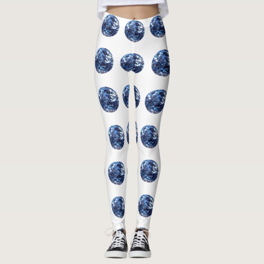 Leggings Motif Aquamarine (Devant)
