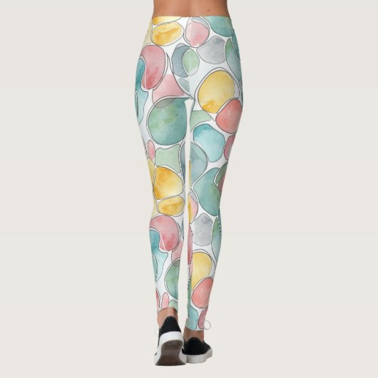 Leggings Motif aquarelle (Dos)