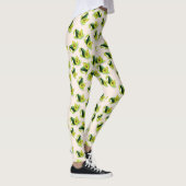 Leggings Motif Aquarelle Avocados Vert (Droite)