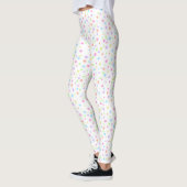 Leggings Motif Aquarelle pastel Rainbow (Gauche)